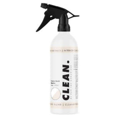 Clean Interior Quick Detailer spray bottle for streak-free shine on vinyl, leather, and plastic.
