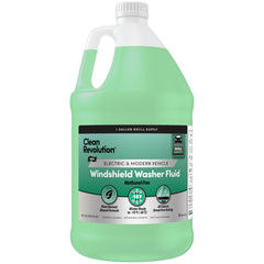 Clean Revolution EV windshield fluid bottle, winter-ready design for safe top-off and ice melt.
