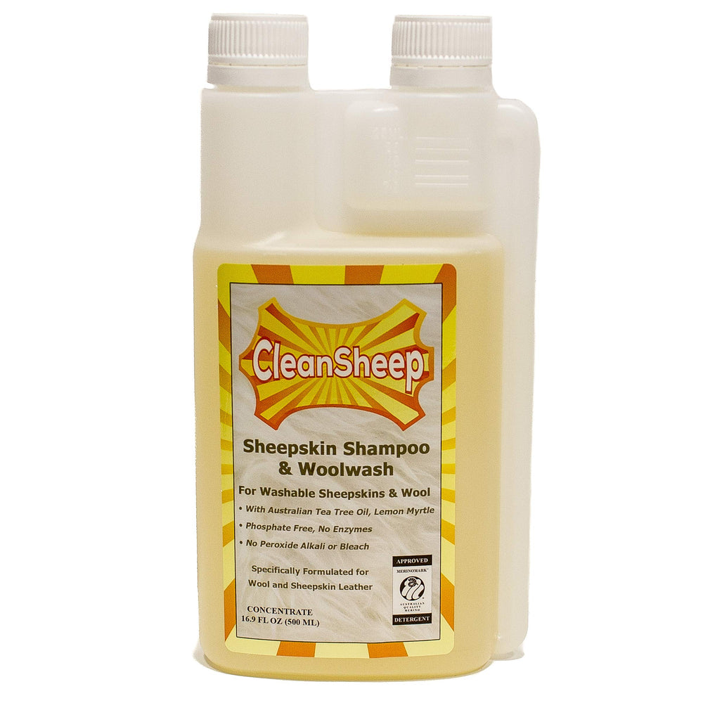 CleanSheep product label details guide safe, recommended care steps
