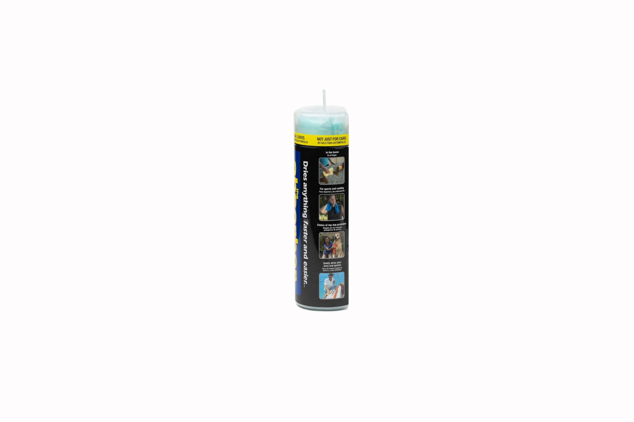 CleanTools absorber used on car panel demonstrates quick water pickup
