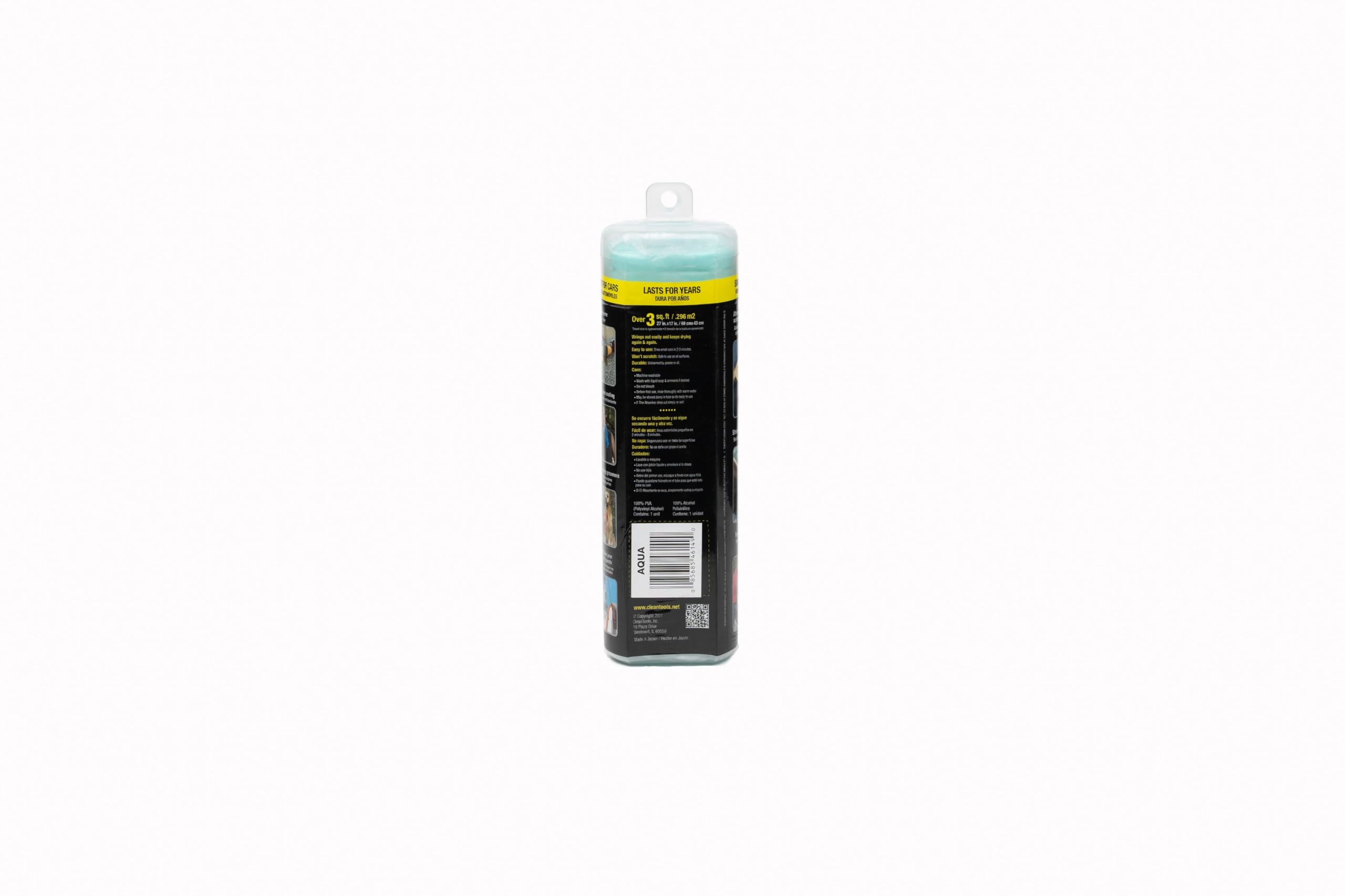 CleanTools absorber storage tube image highlights convenient home and travel use