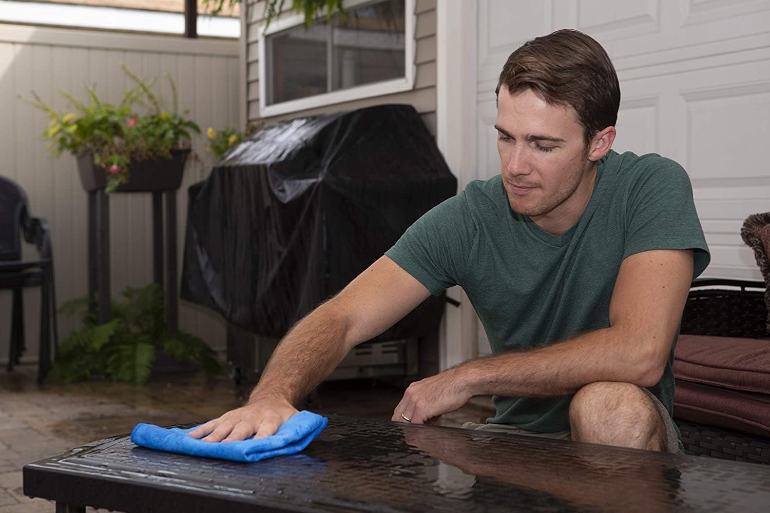 CleanTools Absorber Large 27x17 compact drying cloth in storage tube