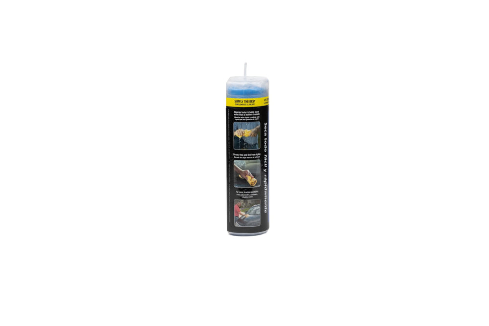 CleanTools the absorber large blue drying on car surface demonstrates fast scratch-free results