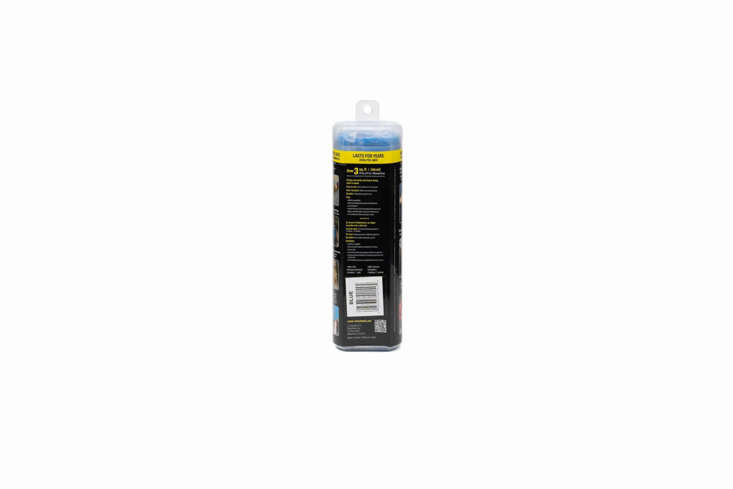 CleanTools the absorber large blue washable drying cloth designed for repeated use
