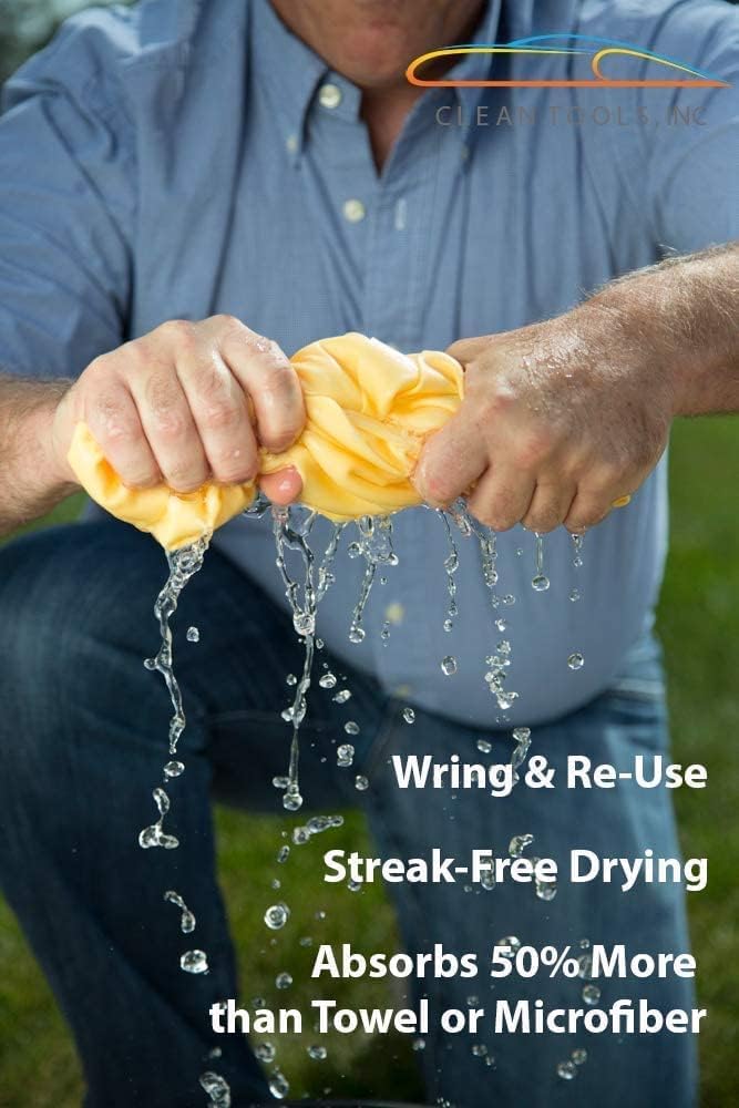 CleanTools the absorber being machine washed, reusable and durable.