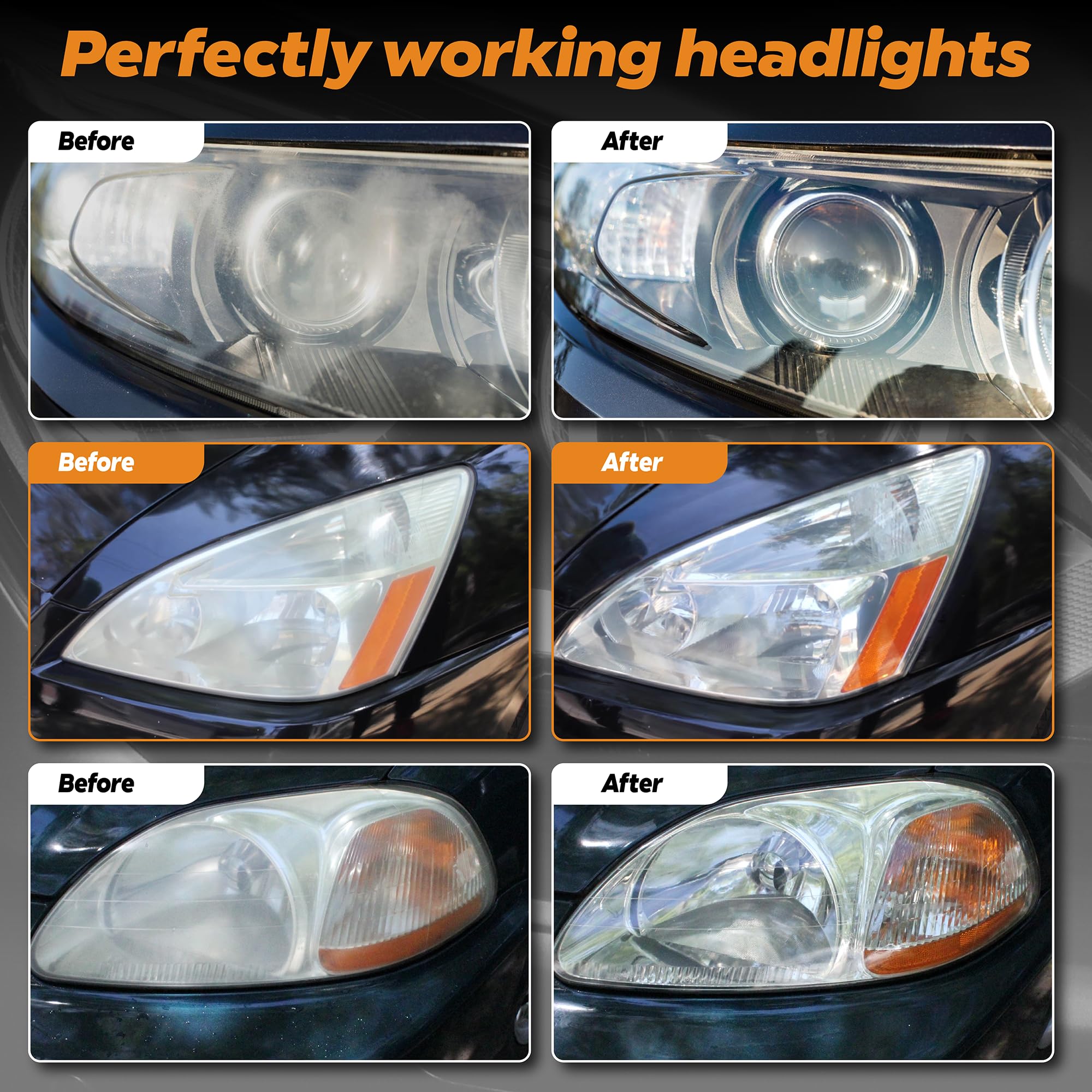 Clear Lights Tech you drive safer at night with clearer lenses.
