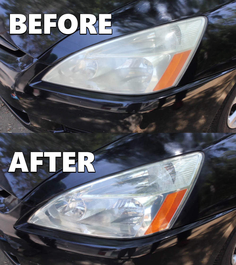 Clear Lights Tech headlights look like new after restoration.