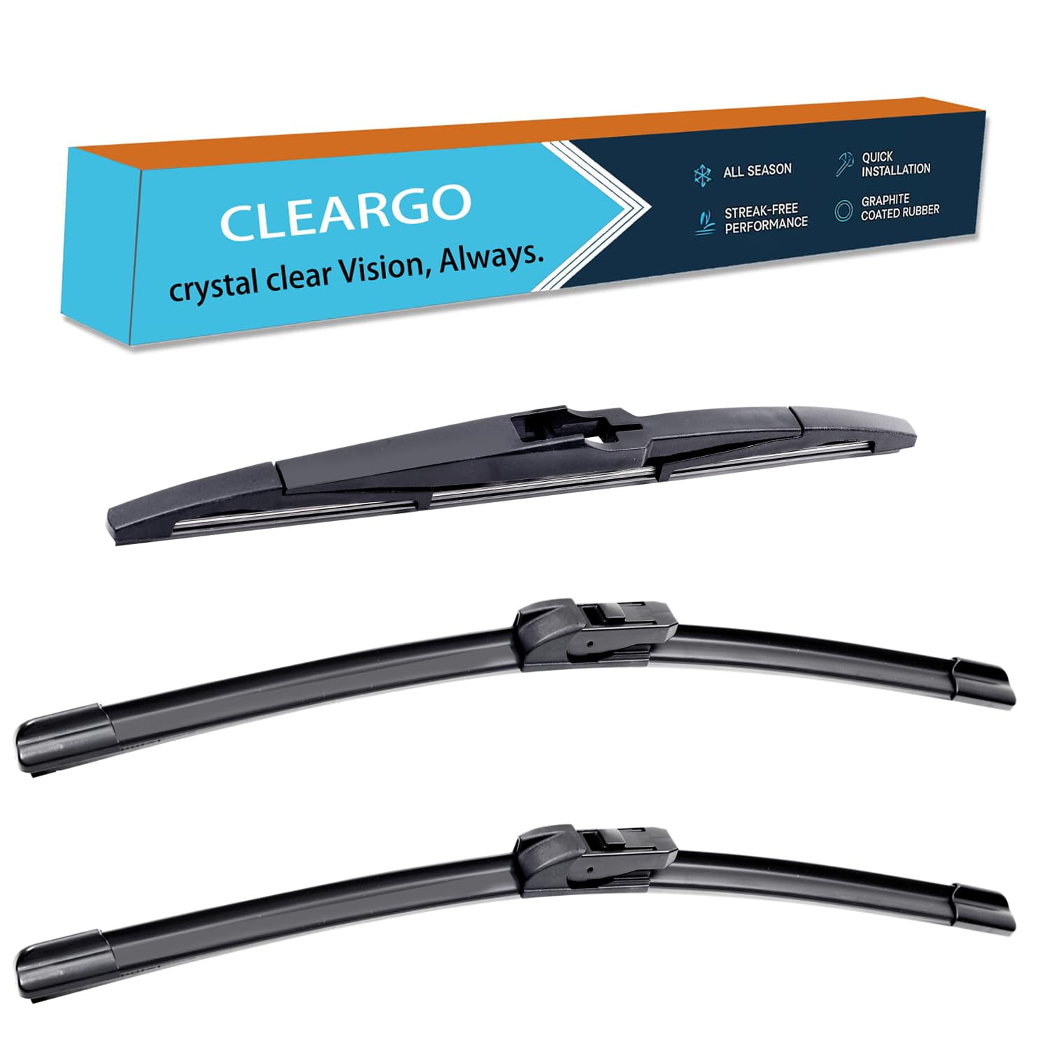 CLEARGO front 26-inch wiper blade for Chevy Trax provides reliable visibility