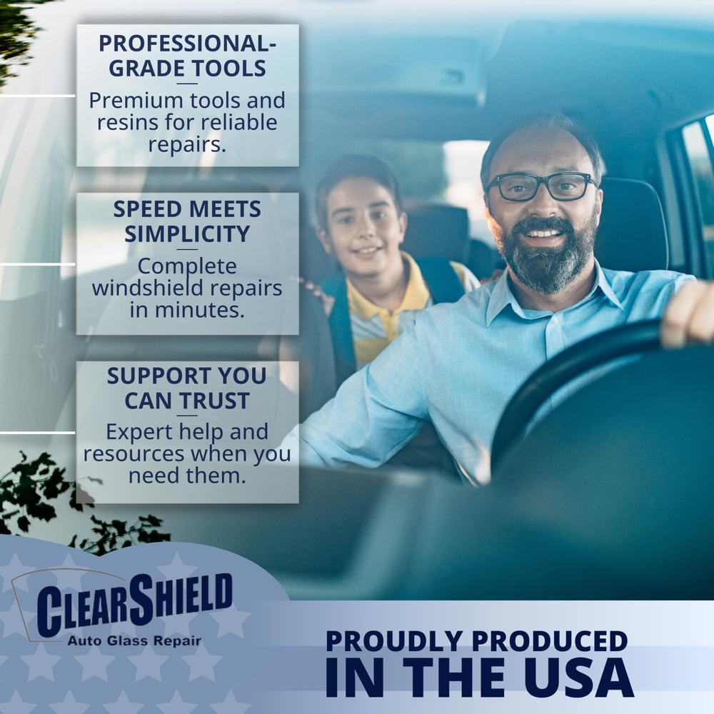 Clearshield extender packs alongside the repair kit for more repairs