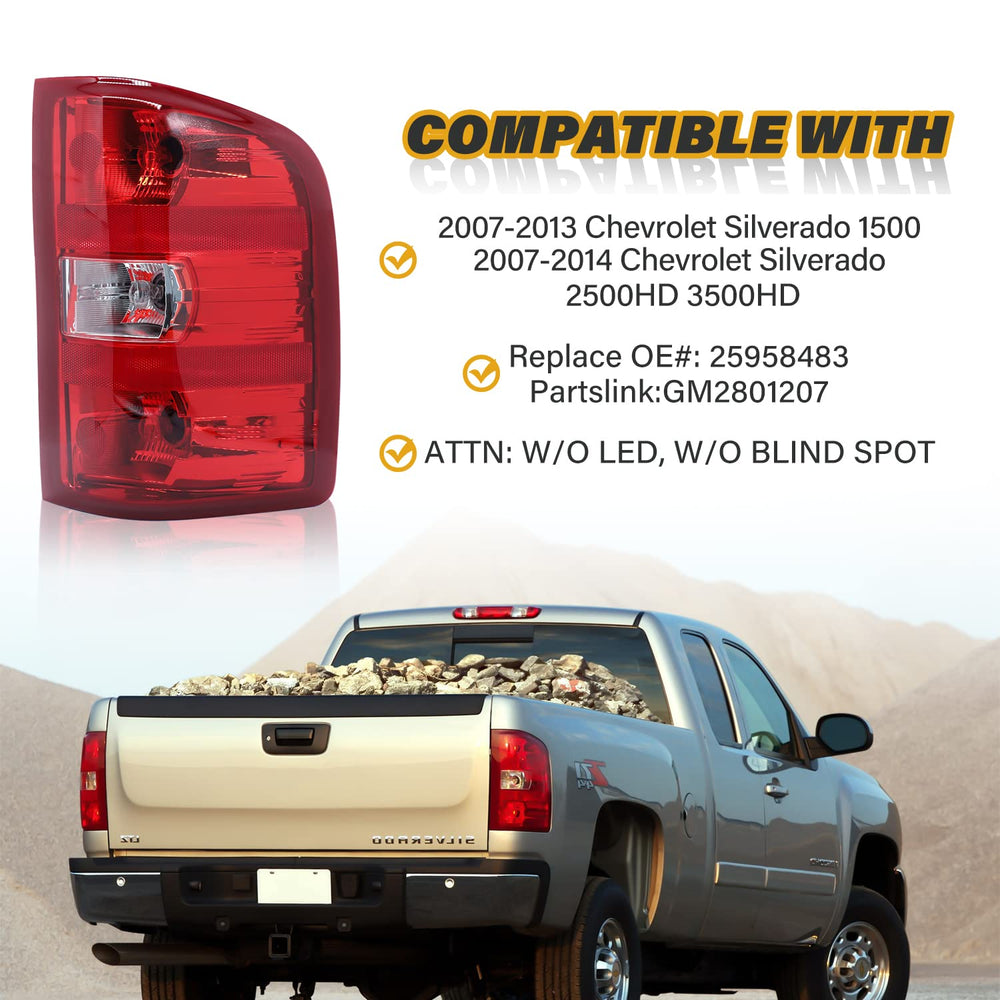 CLERYYE tail light with polycarbonate lens for durability in all weather