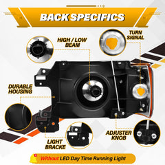 Cleryye halogen headlamp with chrome housing for clear weather illumination.
