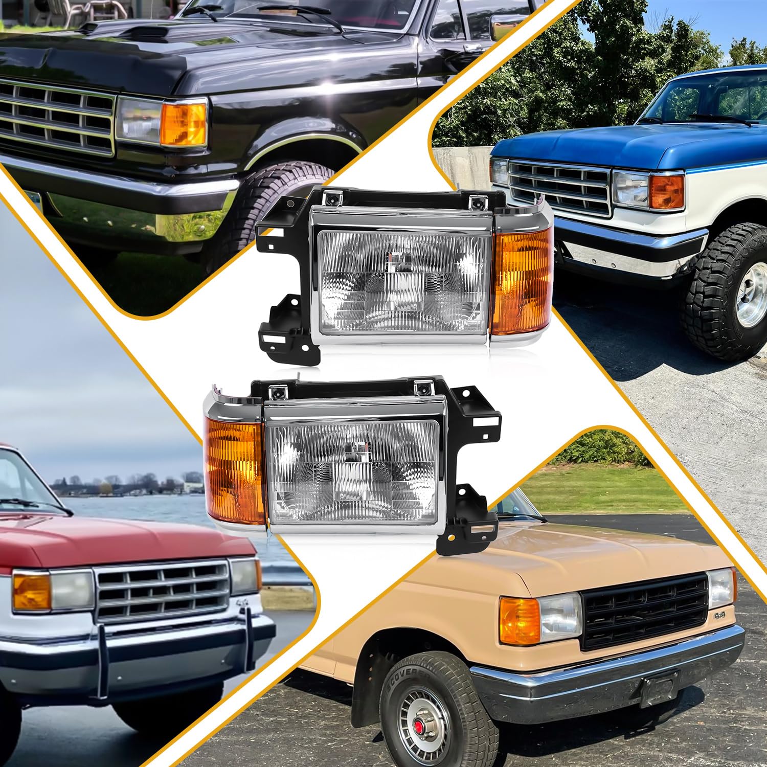 Cleryye headlights installed on a vehicle show a ready-to-use upgrade.
