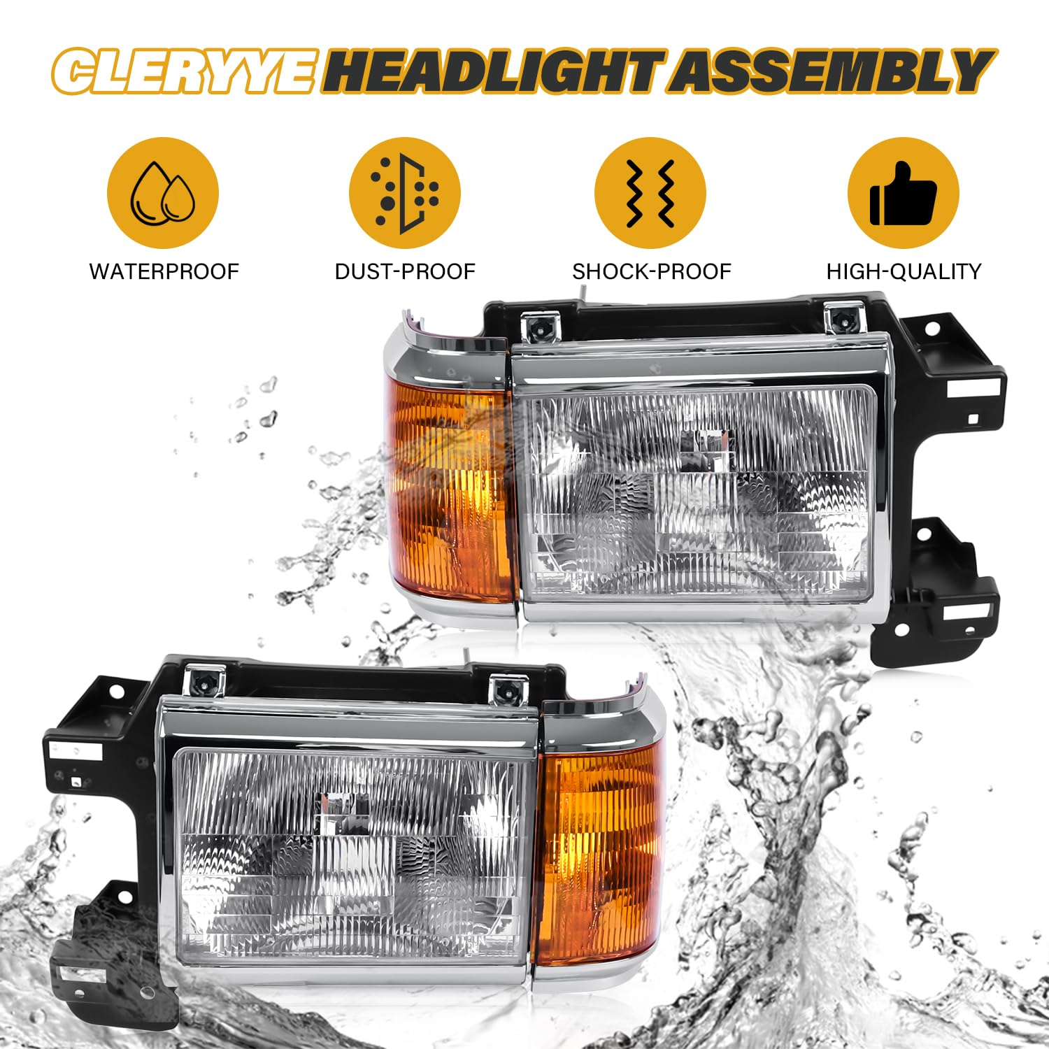Cleryye packaging with protective foam ensures safe shipping.