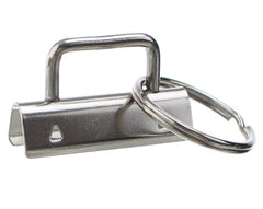 CleverDelights 1.5-inch silver key fob clasp for durable, everyday key organization.