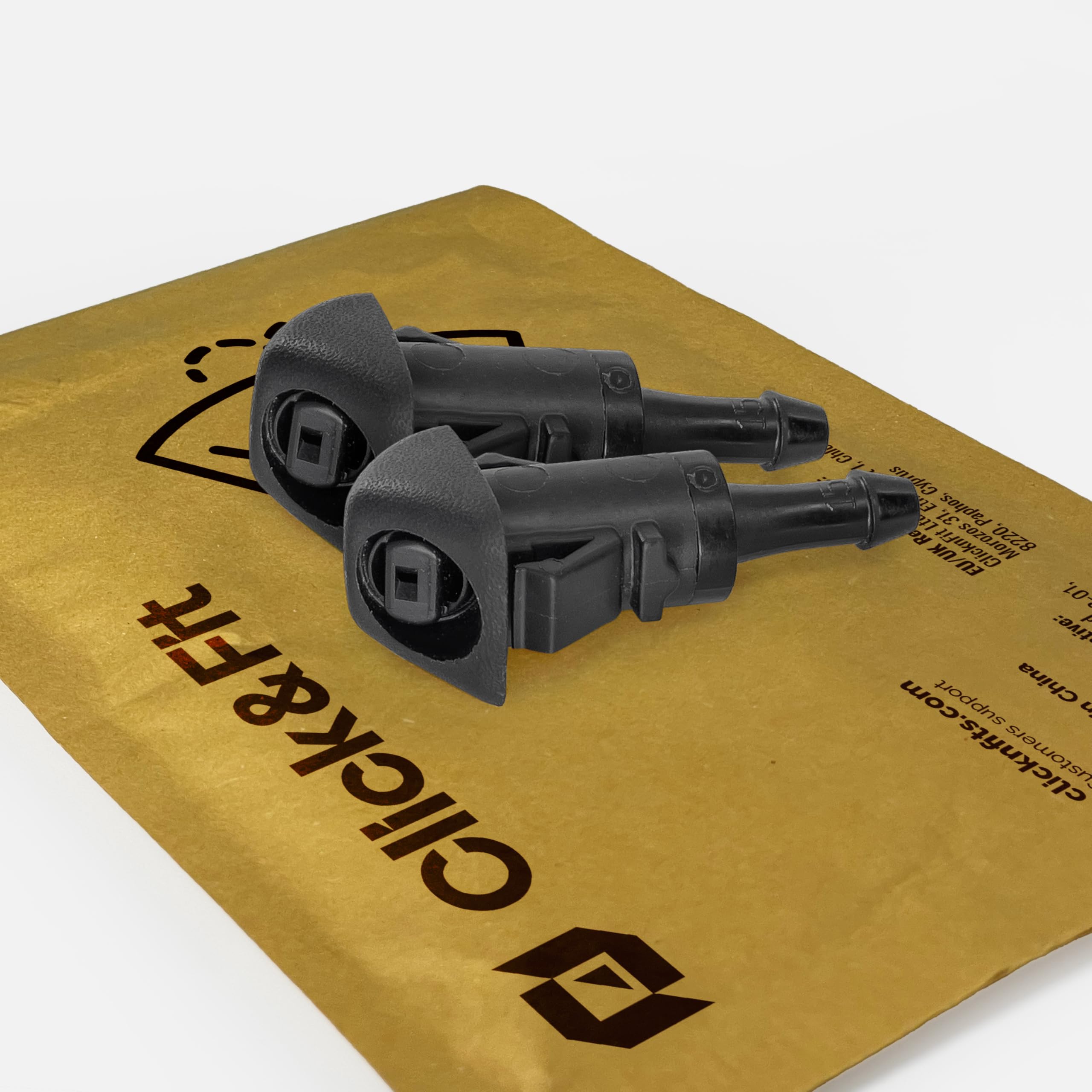 Click&Fit packaging and instruction manual guides quick setup.
