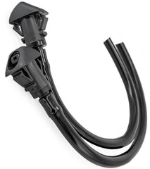 Click&Fit windshield nozzle front-left with wide spray coverage for better visibility.