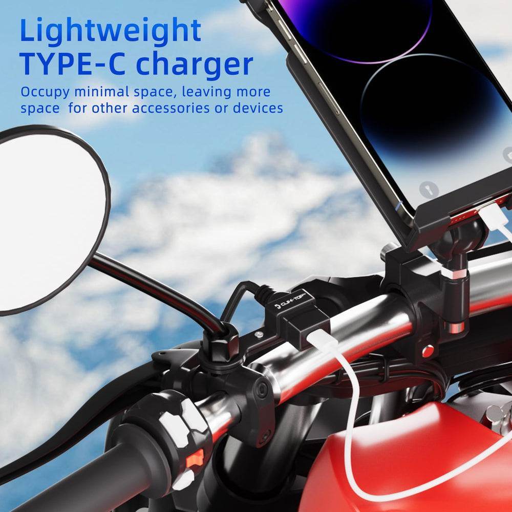 Cliff Top 18W PD Type-C fast charge for rapid device power.