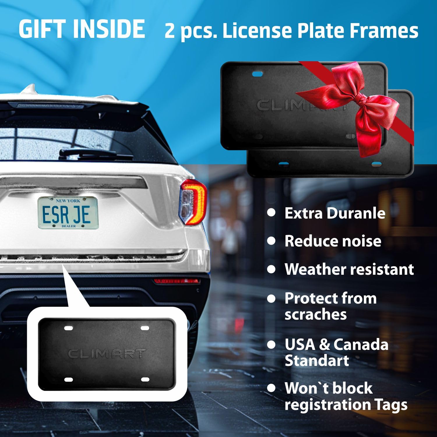 CLIM ART rain guards GMC Sierra front right promote airflow and rain defense.