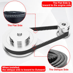 CLIO Comet 203589 replacement belt for torque converters