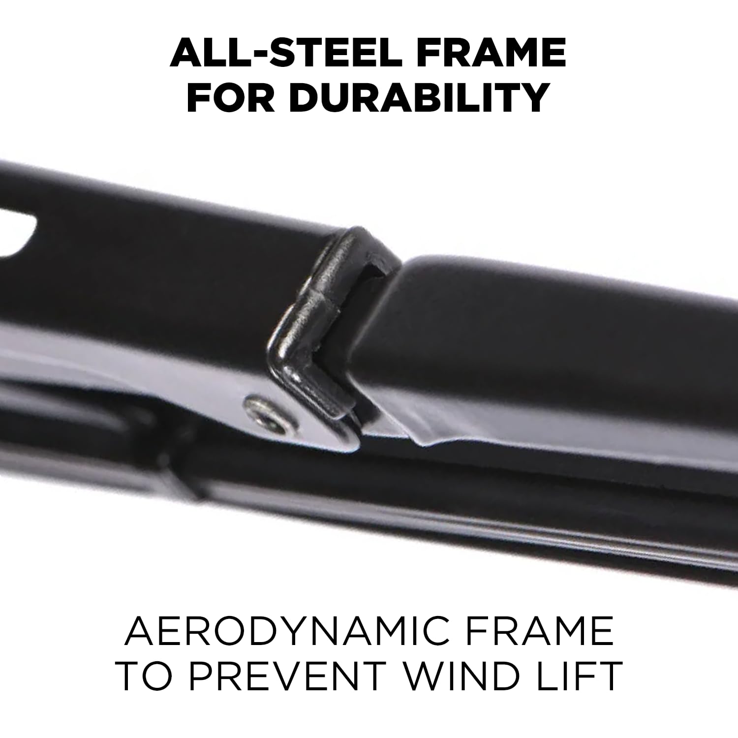 Clix Wipers graphite-coated rubber blade for smooth, streak-free wipes in rain.