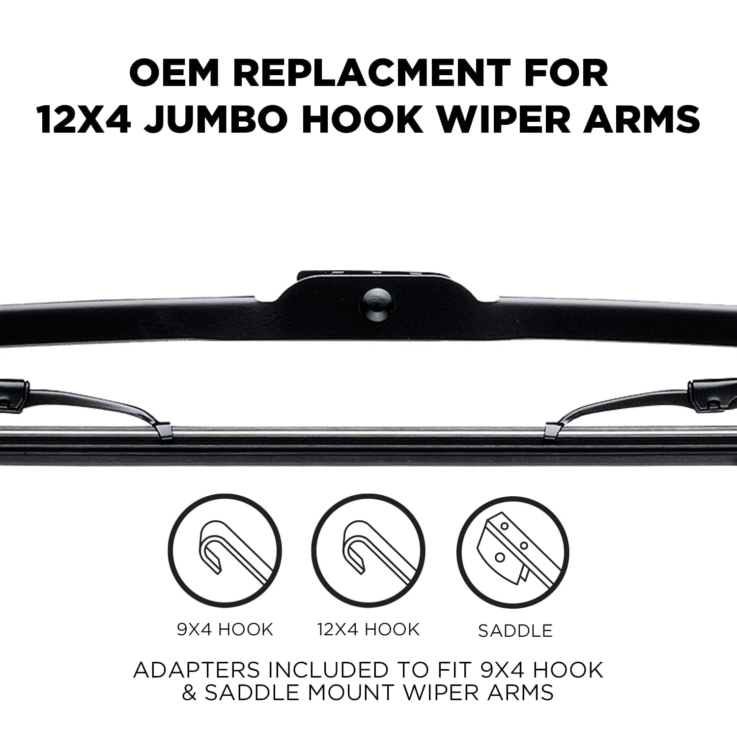 Clix Wipers steel-frame wiper with reinforced construction for stable wipe