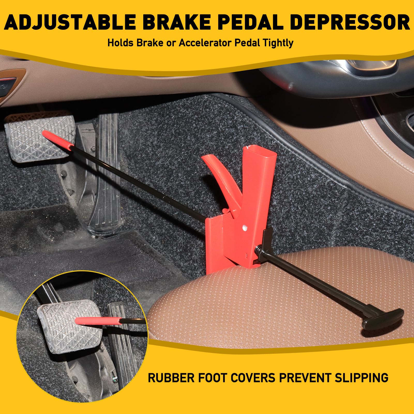 CLLOMAGY hands-free operation enables brake inspection and battery checks.
