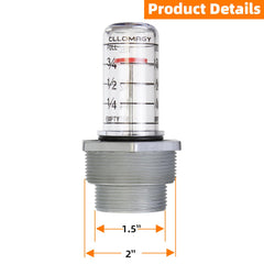 CLLOMAGY Intelli-Tank compatible gauge supports vertical oil systems