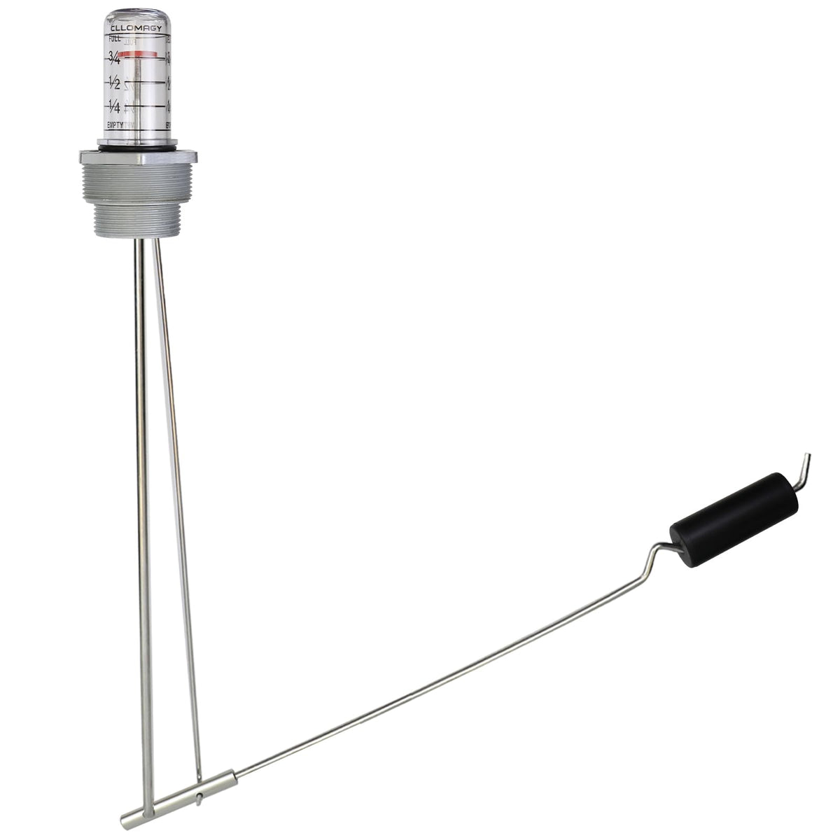 CLLOMAGY oil tank gauge vertical readout shows precise diesel level for easy topping-up