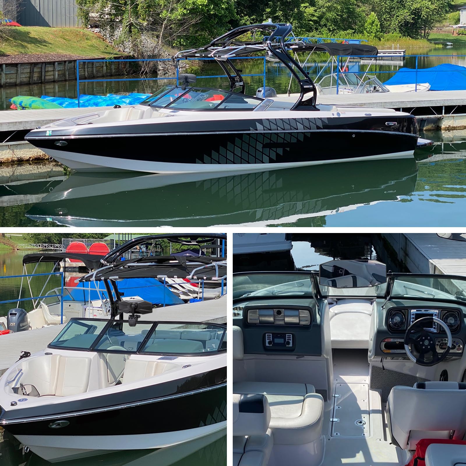 CLLOMAGY suitable for pontoon, ski, wake, and fishing boats.