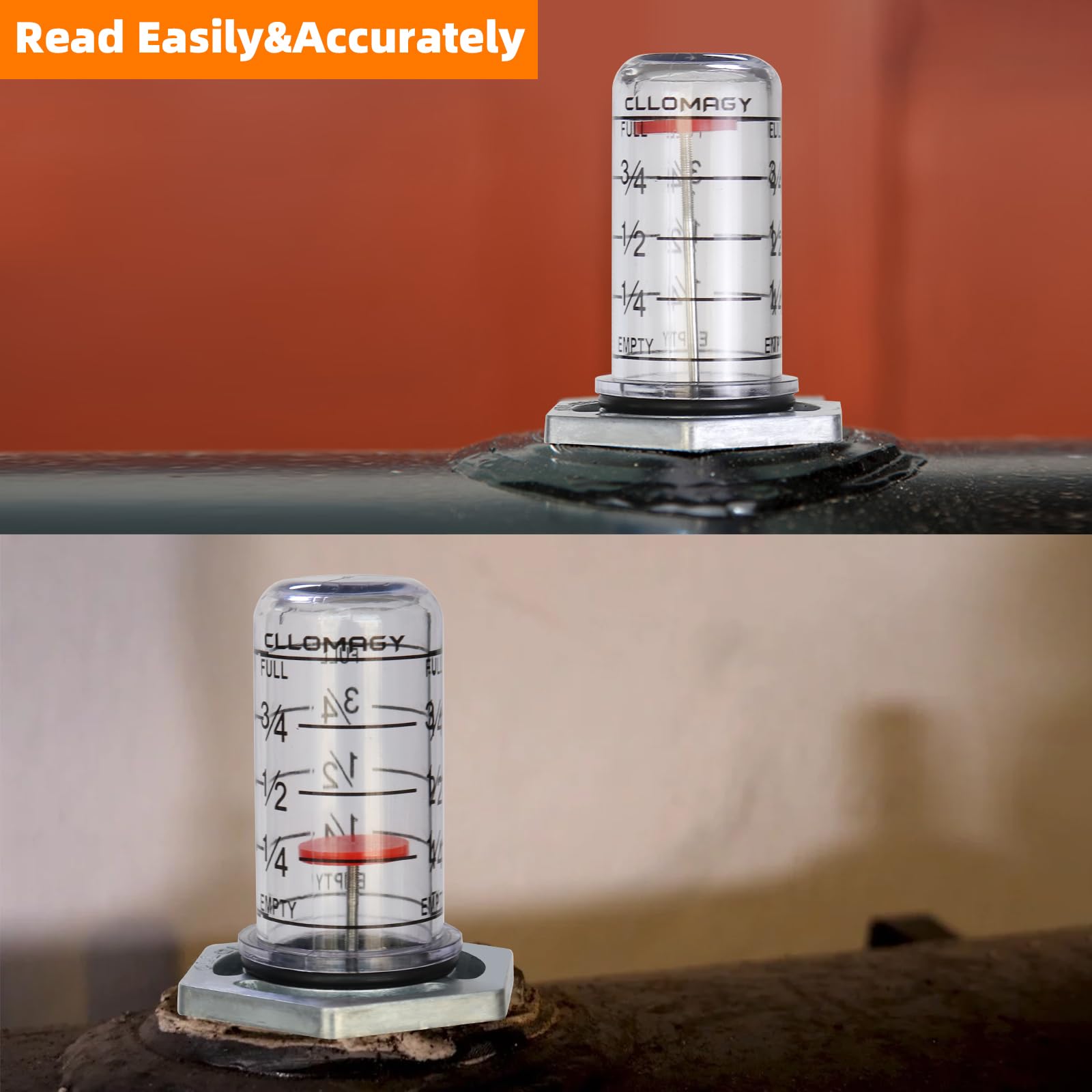 CLLOMAGY UV resistant cap guards the tank opening against weather