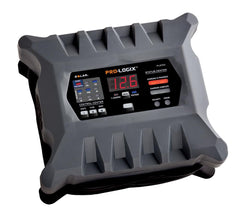 Clore PL2310 front panel displays charging status for safe monitoring.