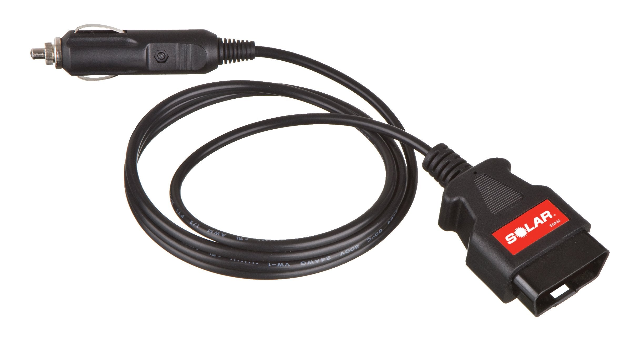 Clore Automotive SOLAR ESA30 memory saver connector preserves ECU memory during maintenance.