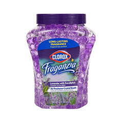 Closeup of Fraganzia beads delivering steady odor control without cords.