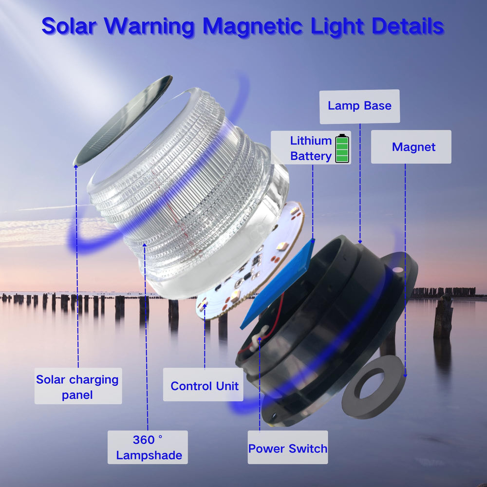 Cloud Fire lamp offers four modes: flashing, strobe, steady, rotation for versatile signaling