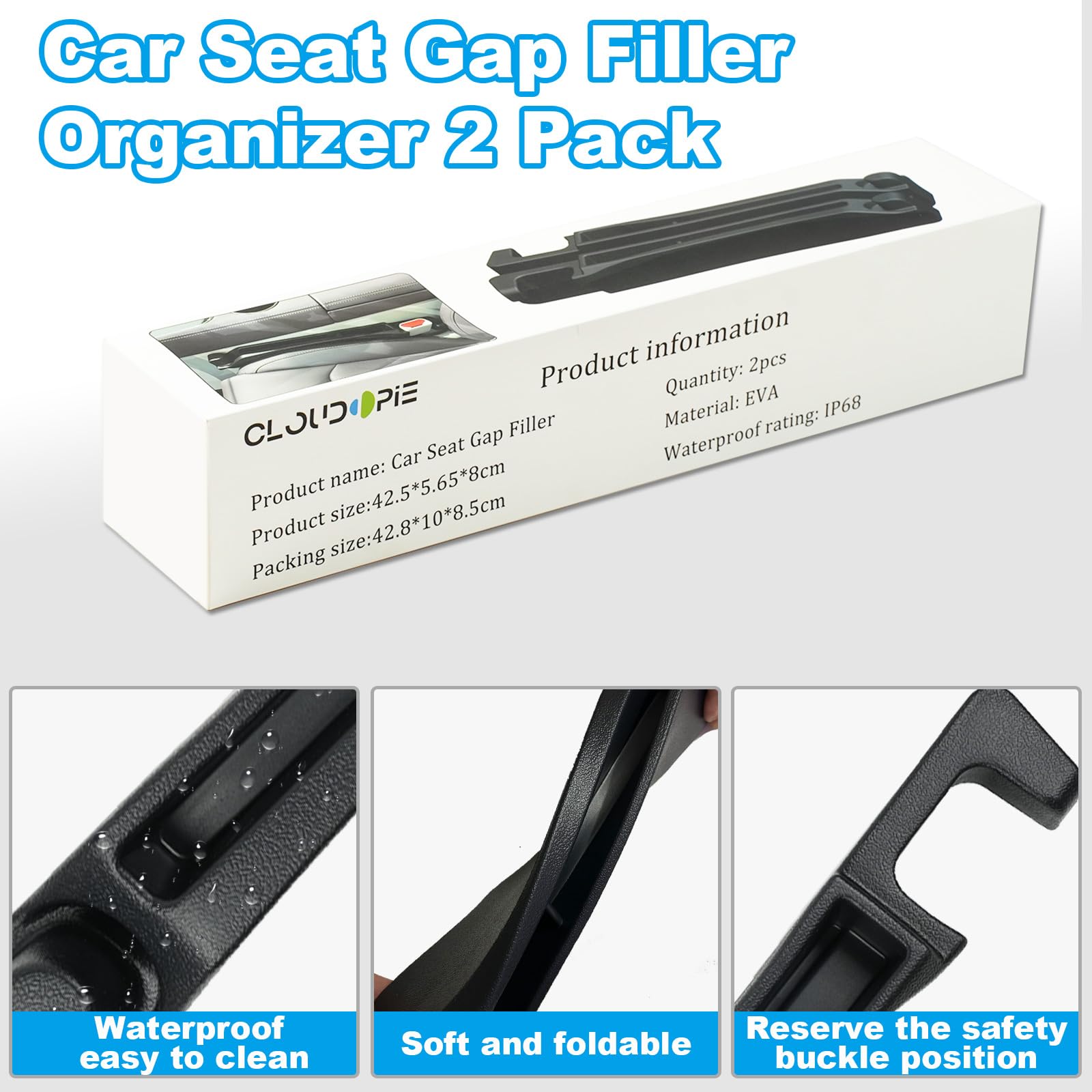 Cloud Pie gap filler provides small-item storage for essentials