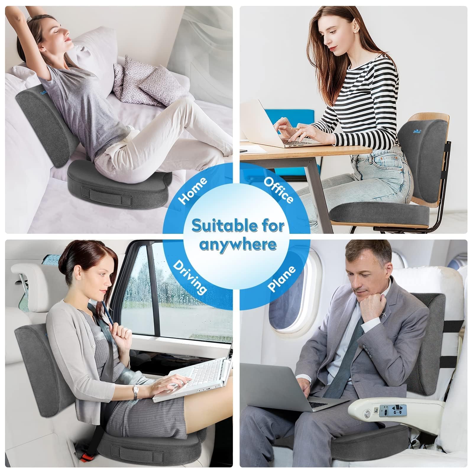 CloudBliss set suitable for office, car, wheelchair or travel