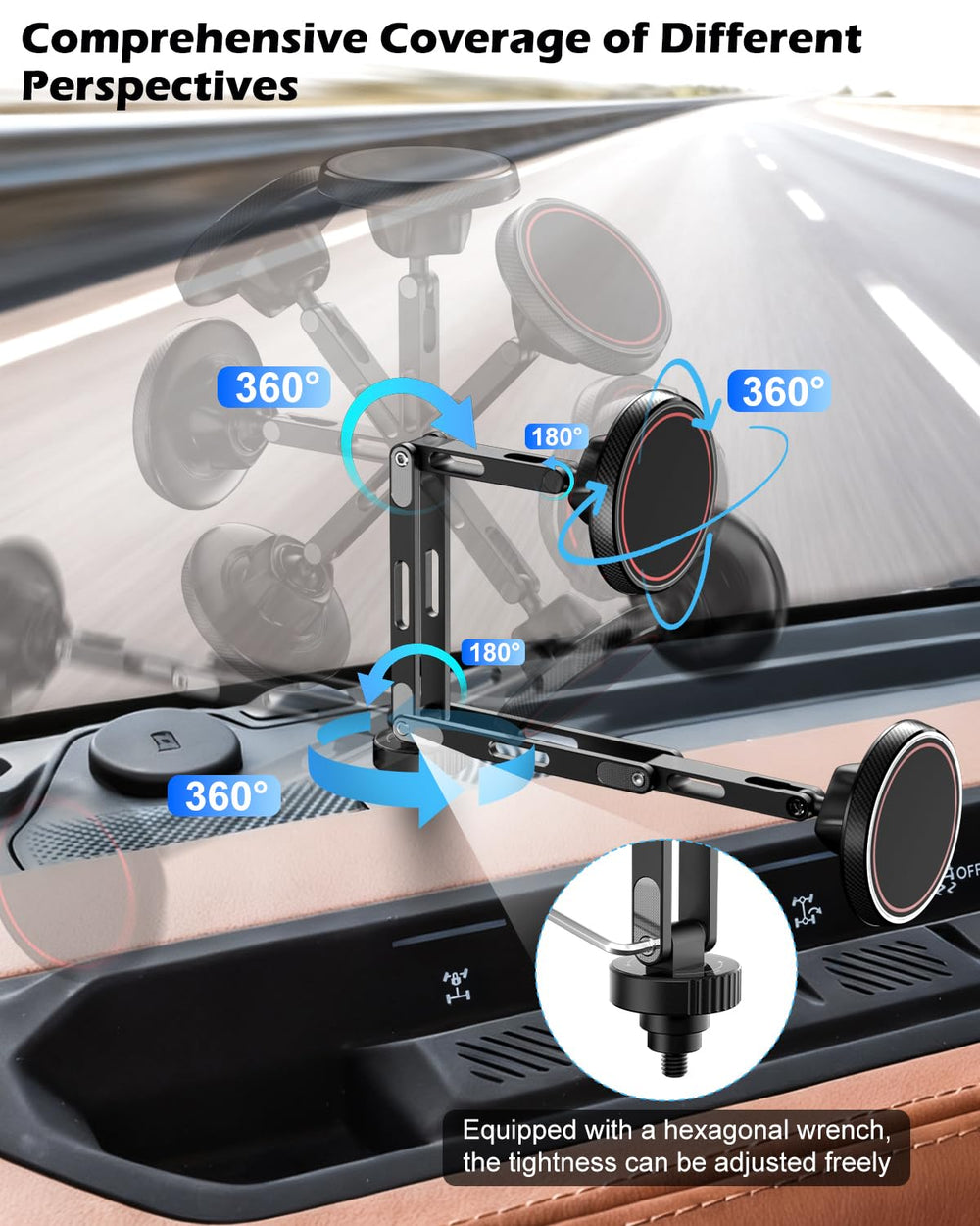 CloudValley Ford Bronco mount—360° adjustability for optimal viewing angles