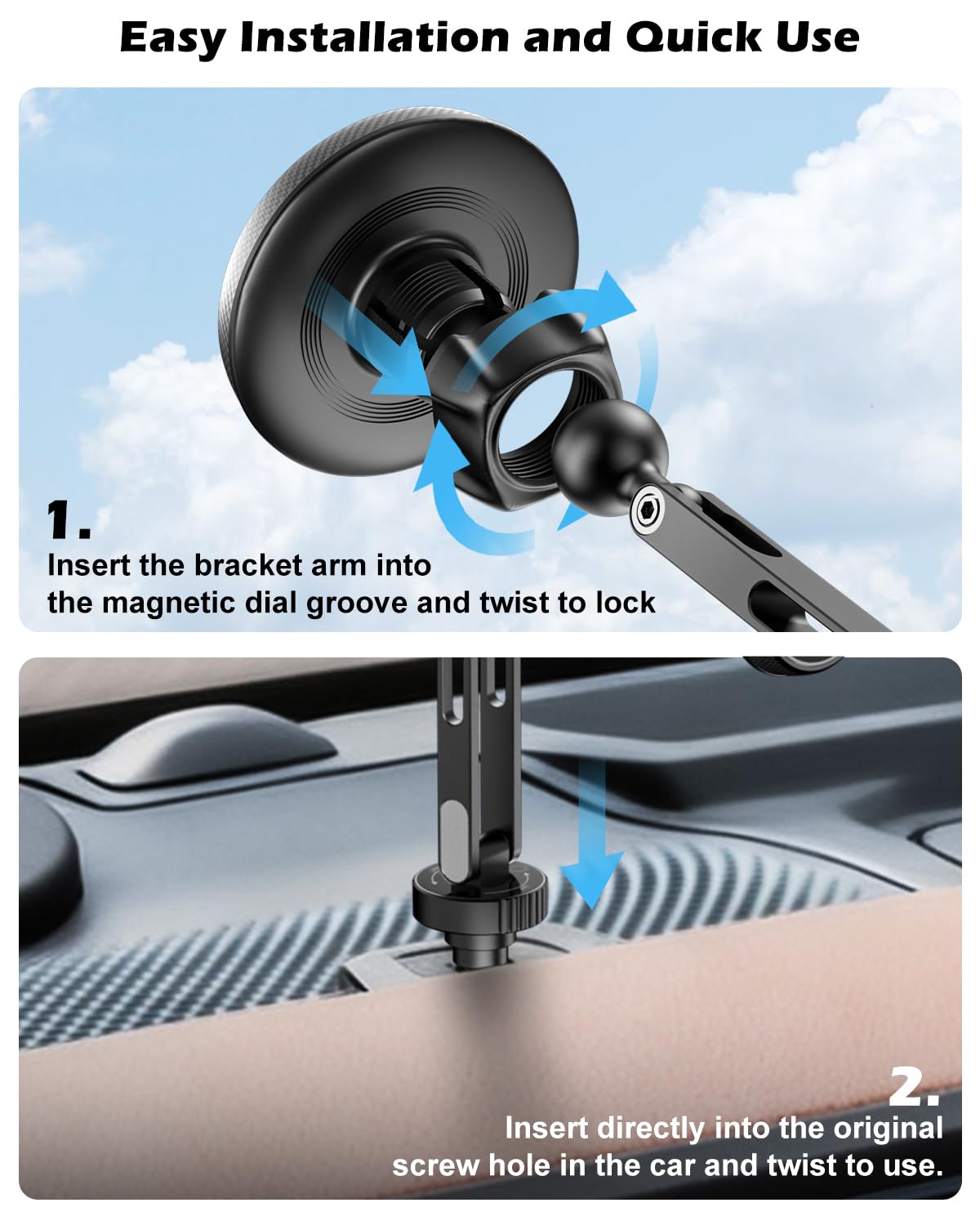 CloudValley Ford Bronco mount—no-drill installation preserves vehicle integrity
