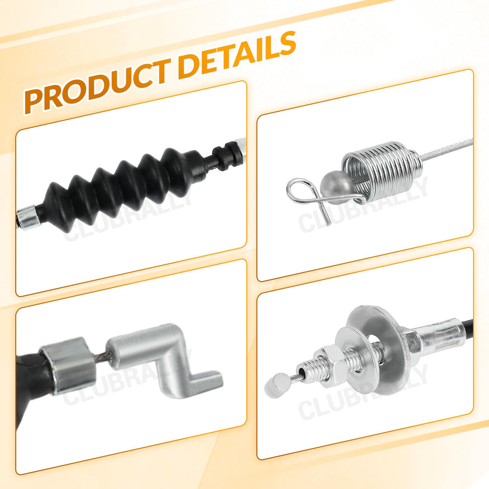 ClubRally accelerator cable for DS Club Car improves accelerator feel and control.