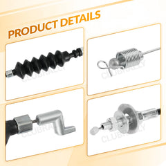 ClubRally accelerator cable for DS Club Car improves accelerator feel and control.