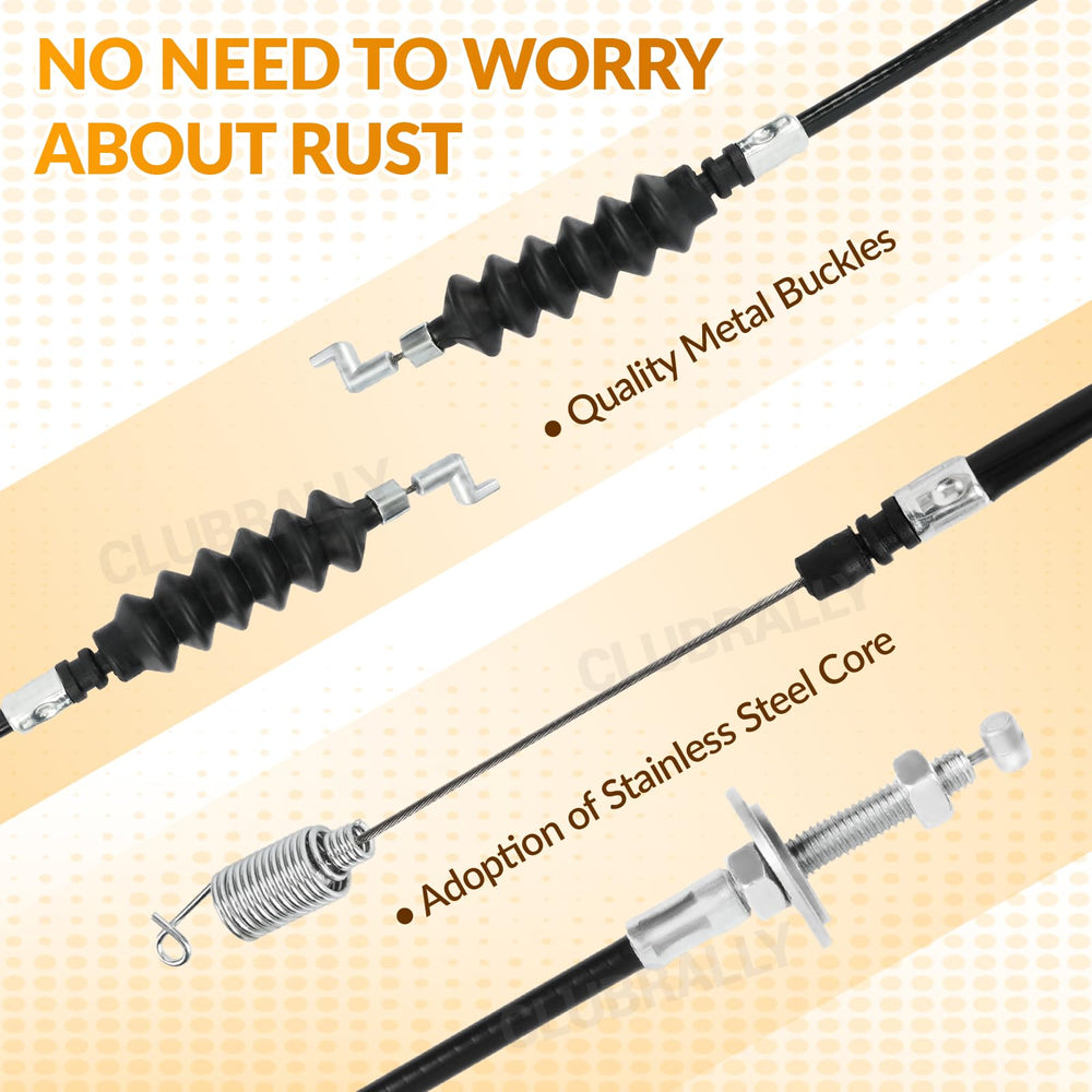 ClubRally pure copper core cable delivers better conductivity and longer life.