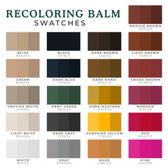 Leather sofa arm after Clyde's Balm for a softer, refreshed finish.
