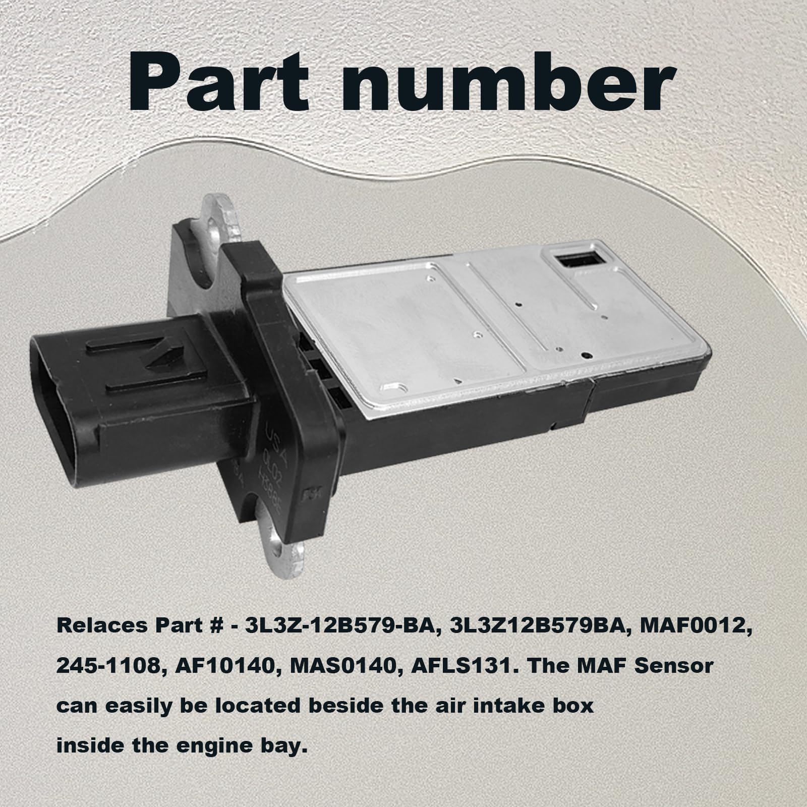 CmeRto MAF0012 wire harness detail shows durable wiring and reliable grounding.