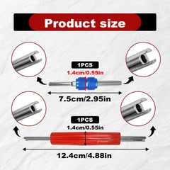 CmeRto valve core installer tool for precise reseal