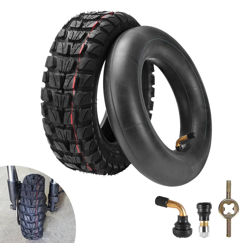 CMIYETO 90-65-6.5 outer tire for 11-inch scooters with enhanced grip on rough terrain.