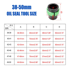 CMIYETO aluminium fork seal driver: lightweight, durable tool for efficient seal replacement.