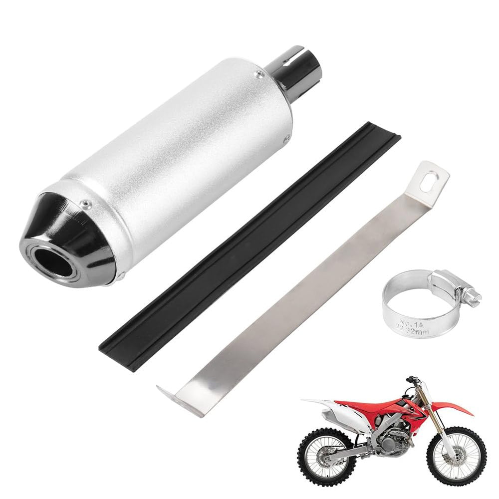 CMIYETO 28mm exhaust muffler for CRF50 fit improves flow and durability.