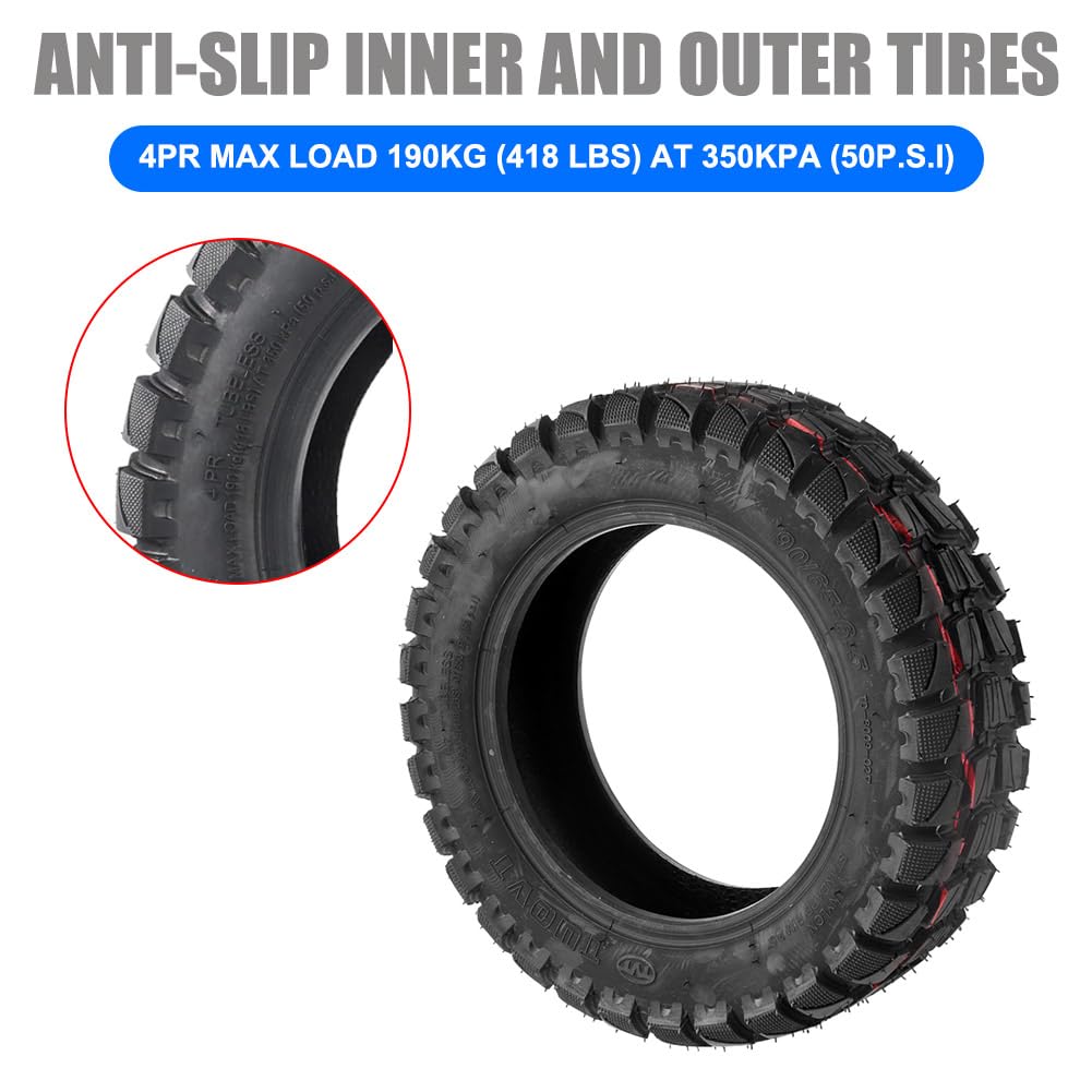CMIYETO thicker outer tire enhances shock absorption on bumps.