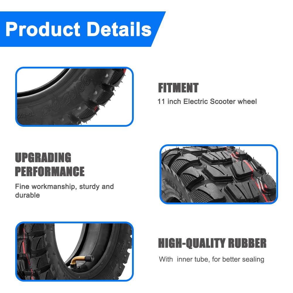 CMIYETO universal scooter tire fit for 11-inch rims.