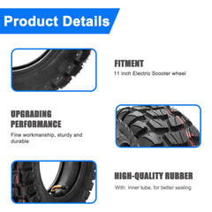 CMIYETO universal scooter tire fit for 11-inch rims.